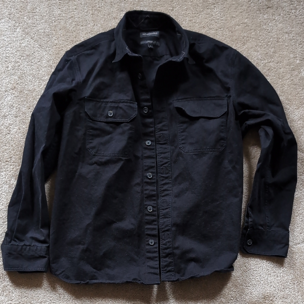 Banana Republic Men's Black Shirt Jacket